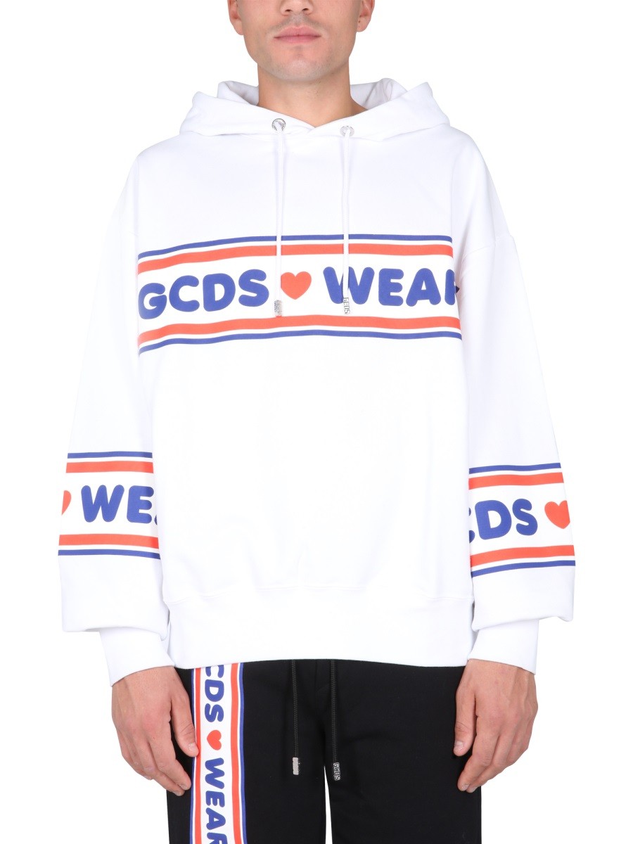 "CUTE TAPE" LOGO SWEATSHIRT gcds Man