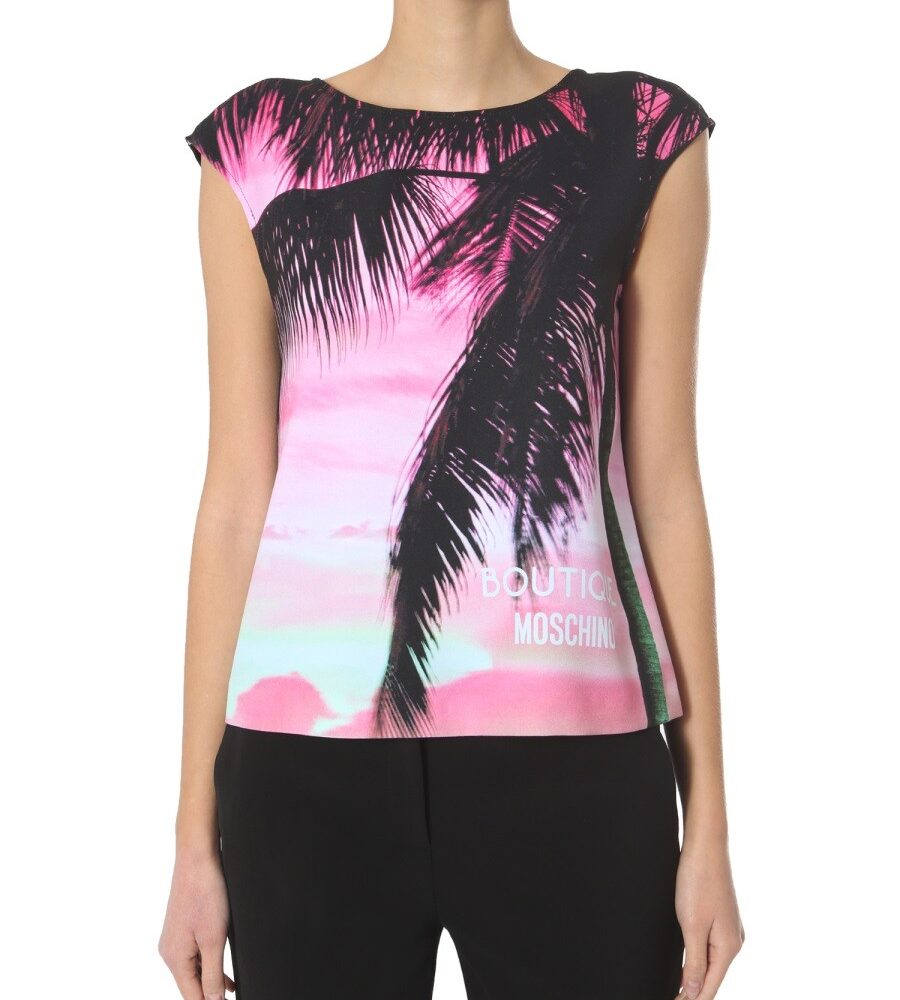 SLEEVELESS TOP Boutique Moschino Woman