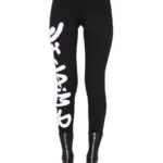 LEGGINGS WITH LOGO PRINT Disclaimer Woman