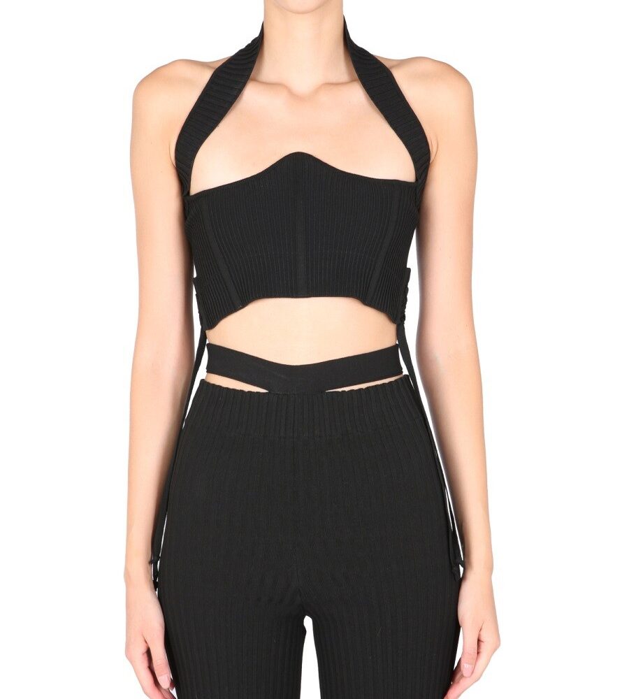 RIBBED BUSTIER ANDREADAMO Woman