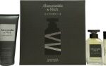 Abercrombie & Fitch Authentic Man Geschenkset 100ml EDT + 200ml Hair & Body Wash + 15ml EDT