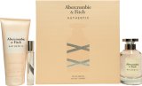 Abercrombie & Fitch Authentic Woman Geschenkset 100ml EDP + 200ml Body Lotion + 15ml EDP