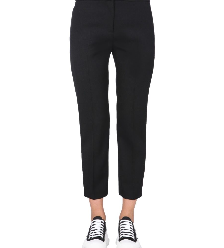 CROPPED STRAIGHT TROUSERS Alexander Mcqueen Woman