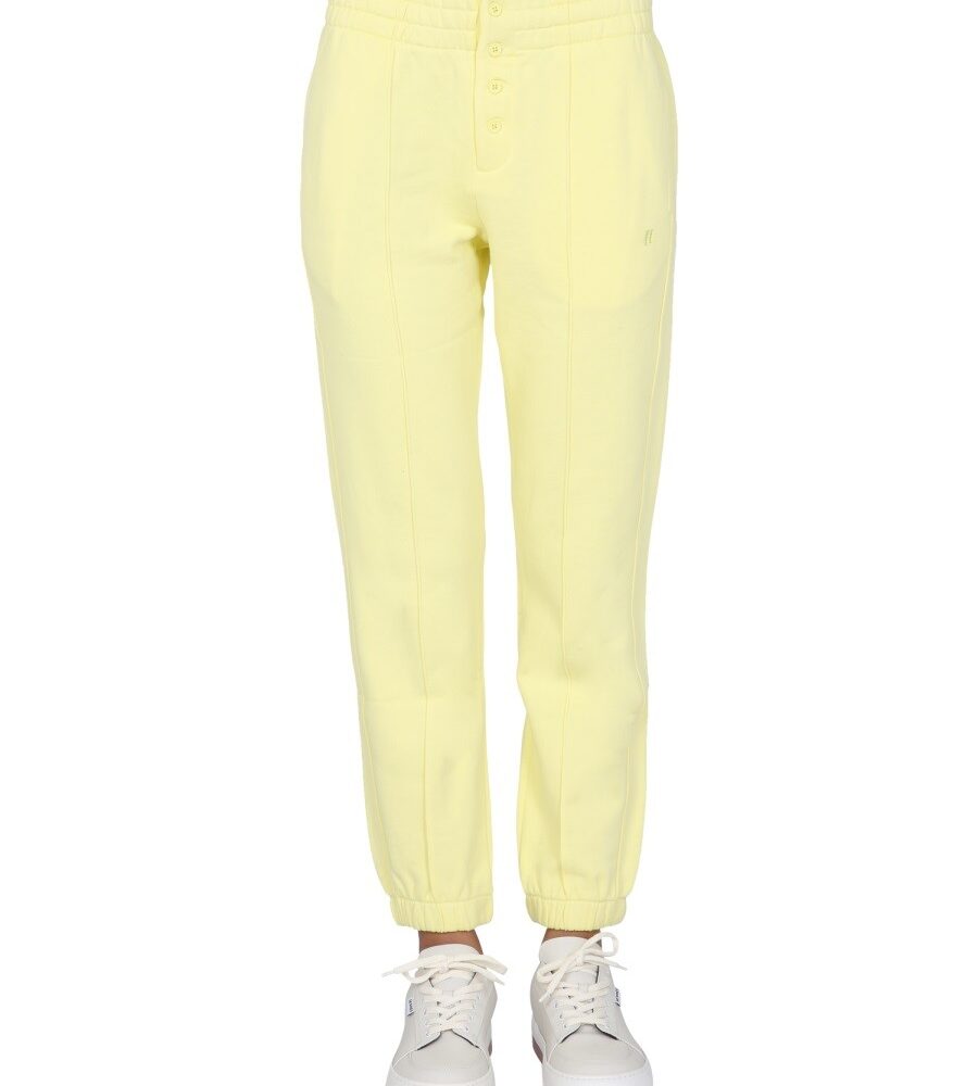 JOGGING PANTS WITH BUTTONS Helmut Lang Woman