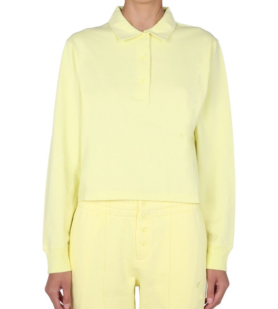 POLO SHIRT WITH EMBROIDERED LOGO Helmut Lang Woman