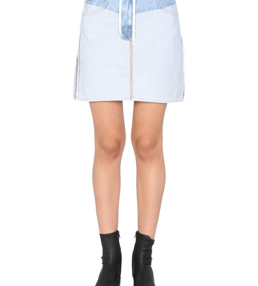 REVERS DENIM SKIRT Helmut Lang Woman